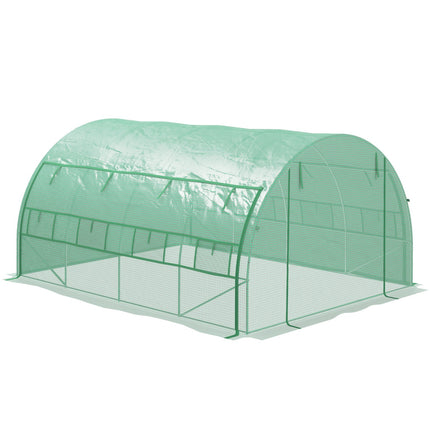 Gewächshaus-Folientunnel – begehbar, UV-geschützt, 3,97x3x2M