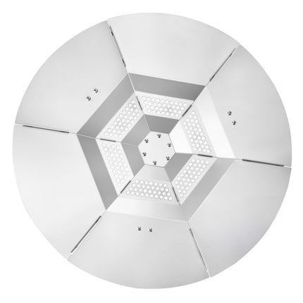 Fire Pit Heat Deflector, 25 in Round, 304 Stainless Steel