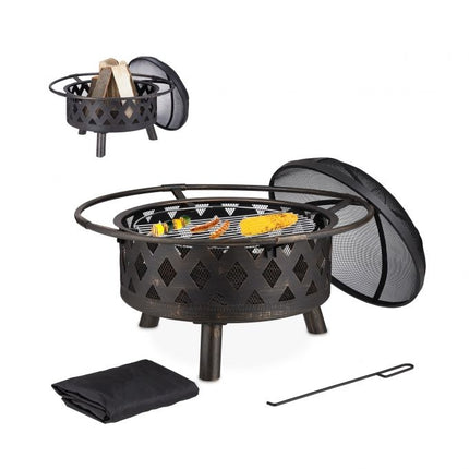 Brasero avec accessoires