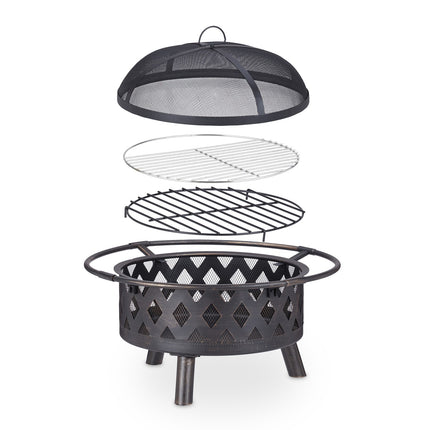 Brasero avec accessoires
