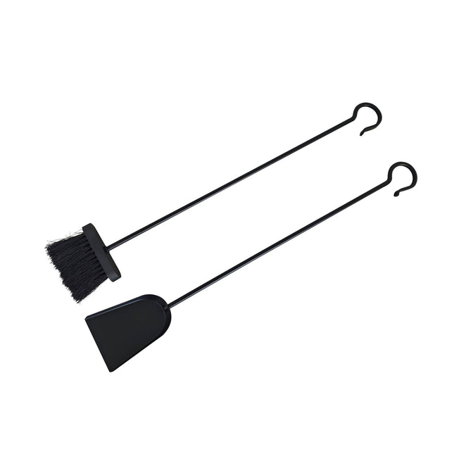 Kit de nettoyage de cheminée - Balai et pelle à cendres