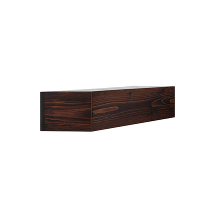 Fireplace Mantel Shelf – 60 In Pine Wood, 50 Lb Capacity