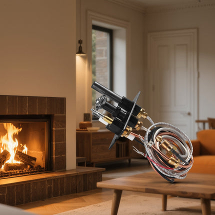 Fireplace Natural Gas Pilot Assembly Kit With Igniter