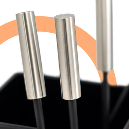 Ensemble d'outils pour cheminée, accessoires en fer de 5 pièces