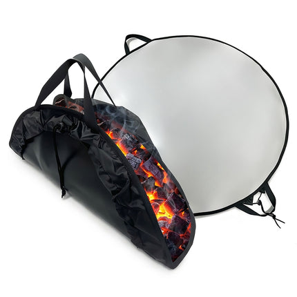 Tapis ignifugé pour barbecues et foyers extérieurs, résistant à la chaleur jusqu'à 700 °C