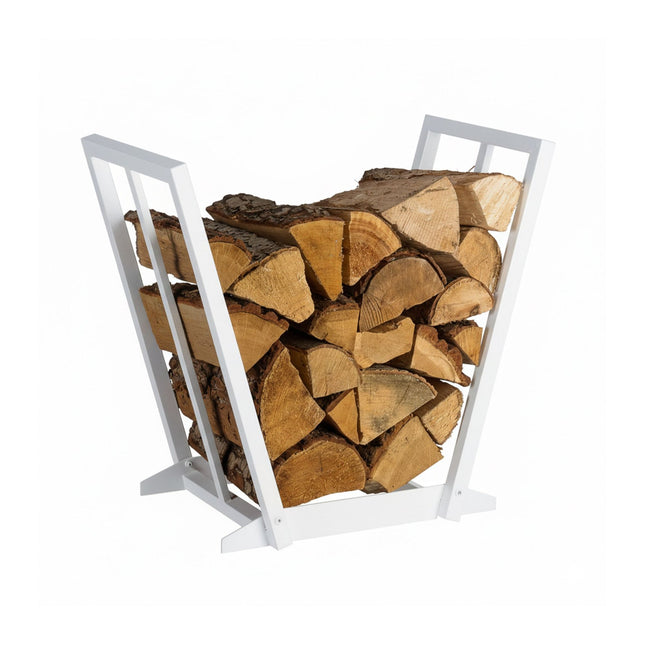 Kaminholzregal – V-förmiger Holzhalter aus Eisen zur Lagerung