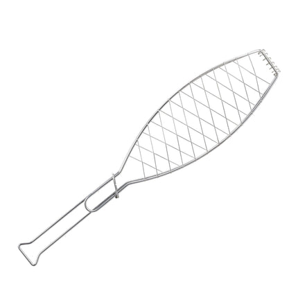 Fischgrillzangen-Set, Edelstahl, 3-teilig