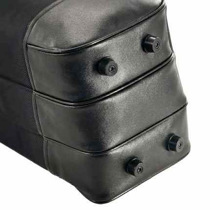Housse pour canne à pêche, 5 compartiments, noire, 150 cm