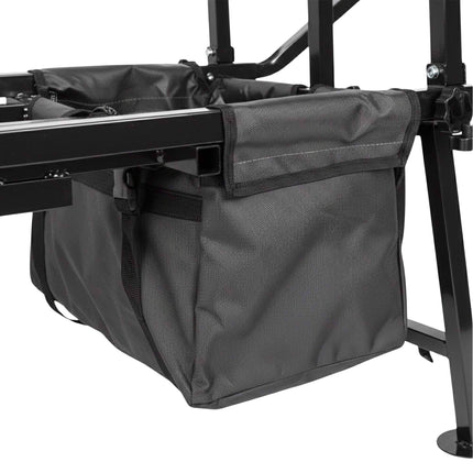 Chariot de pêche avec sac - Métal, pneus pneumatiques