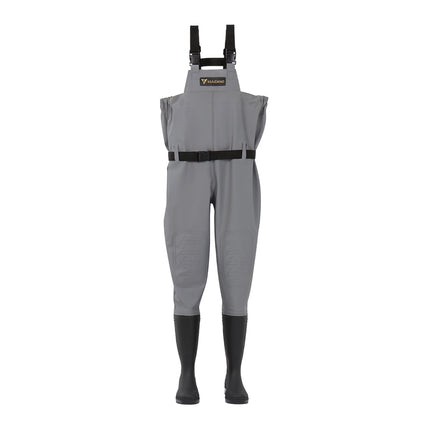 Anglerstiefelhose, PVC, rutschfeste Sohle, Größe 44