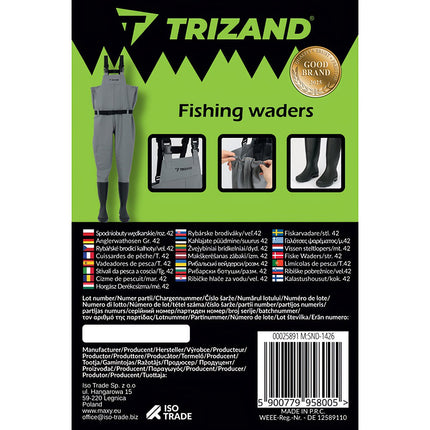 Fishing Waders, Size 42 – Waterproof, Durable