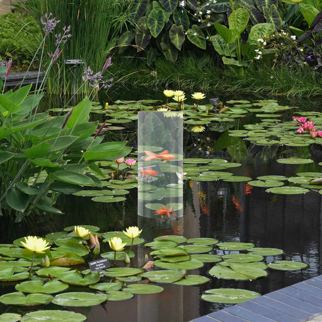 Fischsäule für Teichgarten