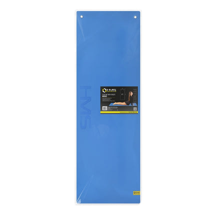 Tapis de fitness, bleu-noir, antidérapant, épaisseur 6 mm