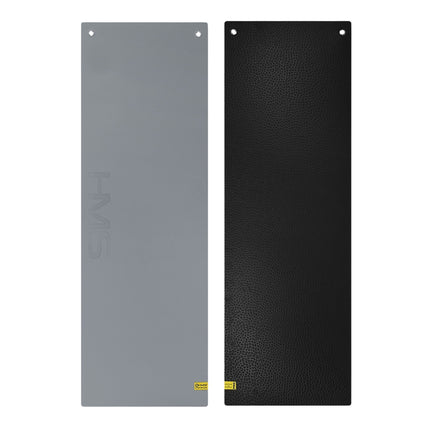 Fitnessmatte, Grau-Schwarz, rutschfest, 6mm dick