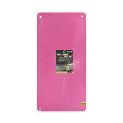 Tapis de fitness, rose-noir, antidérapant, épaisseur 6 mm