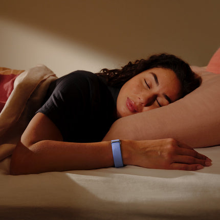 Fitness-Tracker mit Health Coach, Lavendel, Android iOS