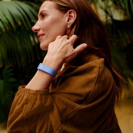 Fitness-Tracker mit Health Coach, Lavendel, Android iOS