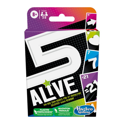 Five Alive Kartenspiel – zweisprachige finnische und schwedische Ausgabe