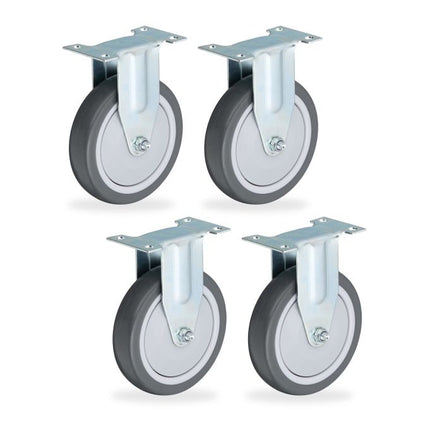 Roues fixes, lot de 4
