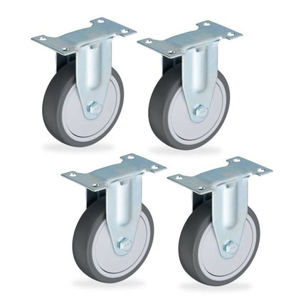 Roues fixes, pack de 4