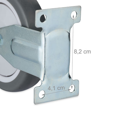 Roues fixes, lot de 4