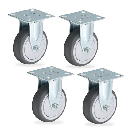 Roues fixes, lot de 4