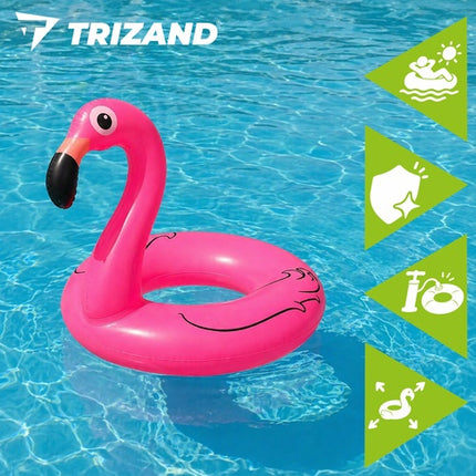 Flamingo aufblasbarer Schwimmring 102cm – Robuster PVC-Pool-Schwimmkörper