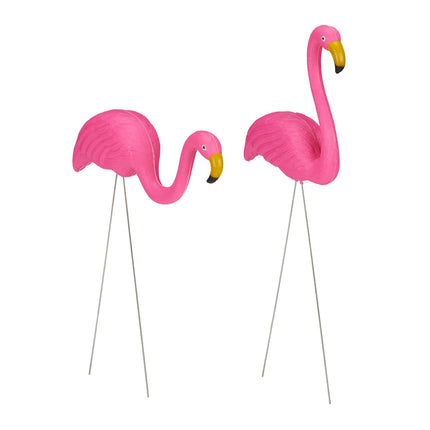 Flamingo-Ornament-Set, 2-teilig