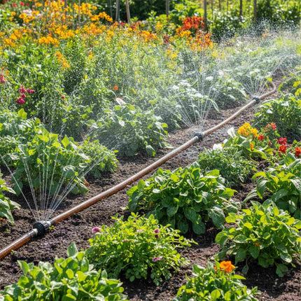 Flacher Gartensprengschlauch für gleichmäßige Bewässerung