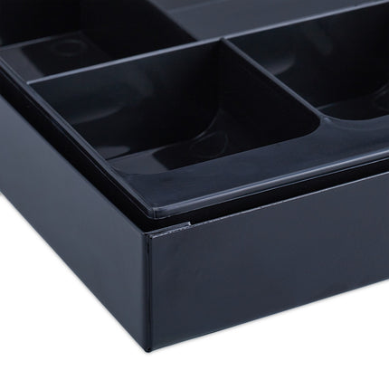 Coffret à monnaie plat avec 2 clés