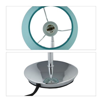 Flexible Tischleuchte mit Stoffschirm