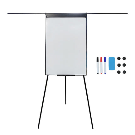 Flipchart Whiteboard 100x70 cm, magnetisch, höhenverstellbar