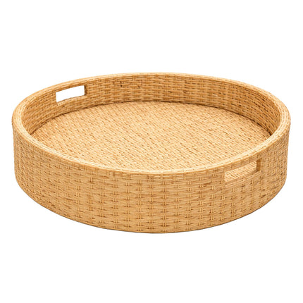 Schwimmendes Pooltablett – 80 cm, wetterfestes PE-Rattan