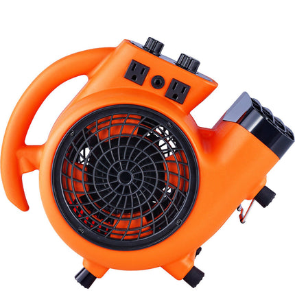 Floor Blower Air Mover 1000 CFM, 3-Speed Timer, 4-Angle Positions