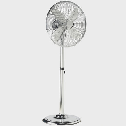 Standventilator 40cm Metall, 3 Geschwindigkeiten, oszillierend, verstellbar