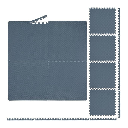 Bodenschaummatten-Set mit 8 Puzzlefliesen
