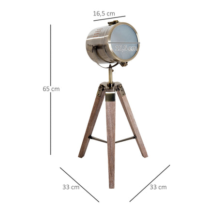 Stehlampe, Edelstahl, E14, 33x33x65cm