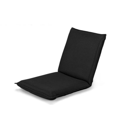 Bodensofa, gepolsterter Bodenstuhl, verstellbarer Gaming-Stuhl, Lazy Sofa, Fensterstuhl, Schwarz