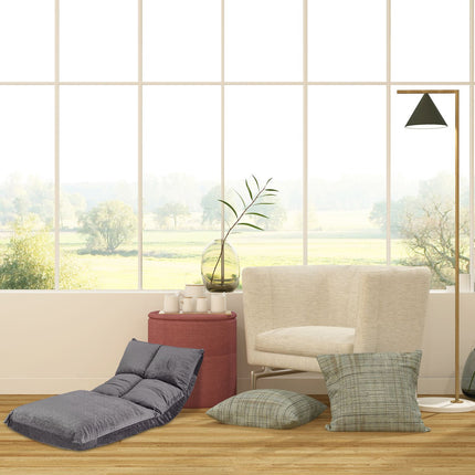 Chaise de sol avec dossier réglable