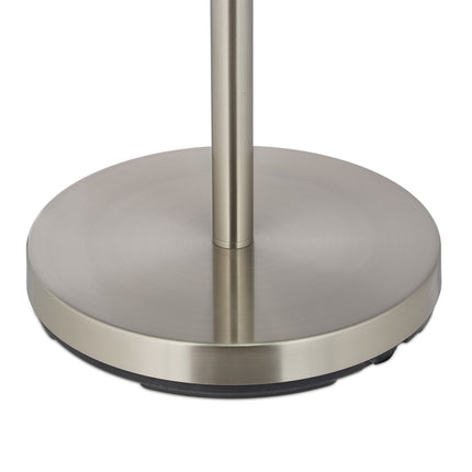 Floor lamp with fabric shade