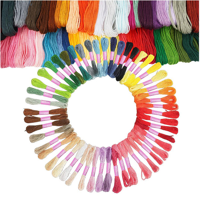 Fil à broder 50 couleurs 25680