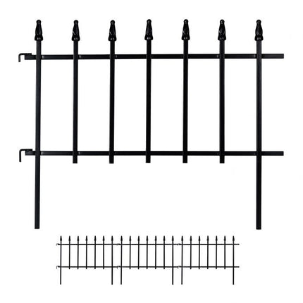 Blumenbeetzaun 4er-Set