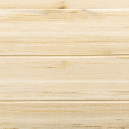Flower Box Jardinière En Bois Avec 2 Zones Pour Légumes Et Herbes, Naturel, 244X61,5X27 Cm