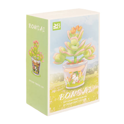 Blumen-Bausteine-Set, 172 Teile, mehrfarbig