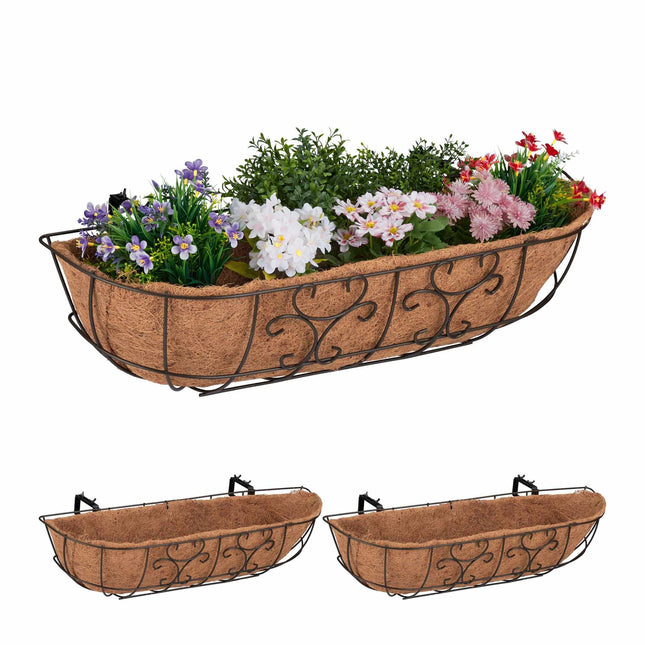 Jardinière Balcon Lot de 3