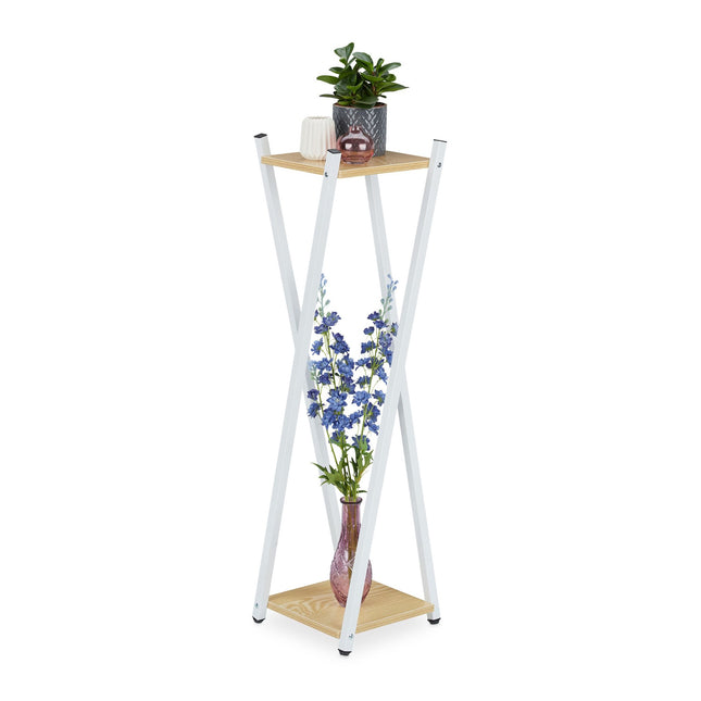 Piédestal à fleurs à 2 niveaux