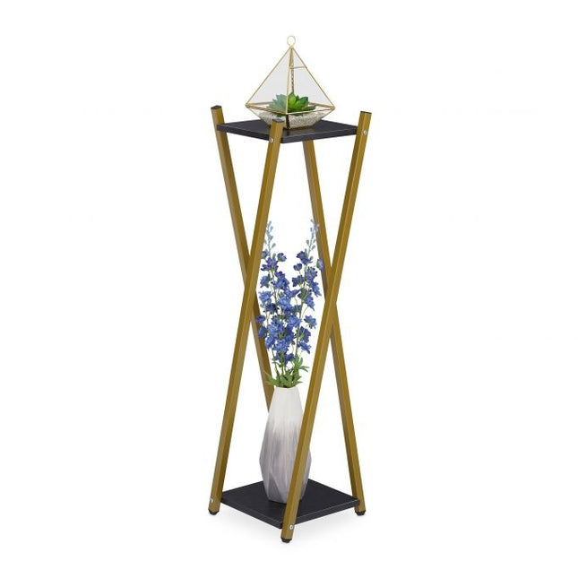 Piédestal à fleurs à 2 niveaux