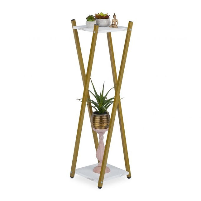 Piédestal à fleurs à 2 niveaux