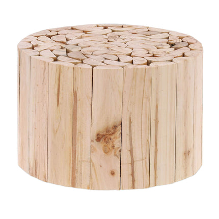 Tabouret à fleurs au design naturel
