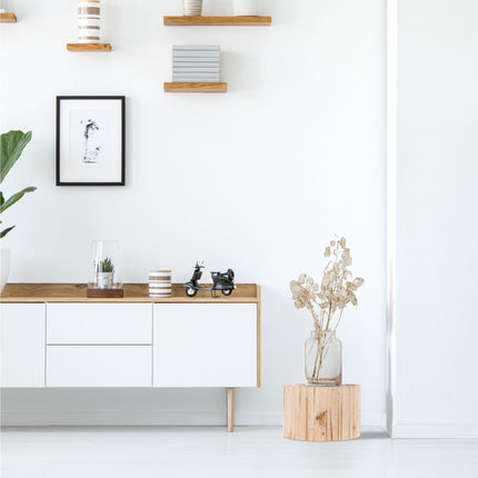 Tabouret à fleurs au design naturel